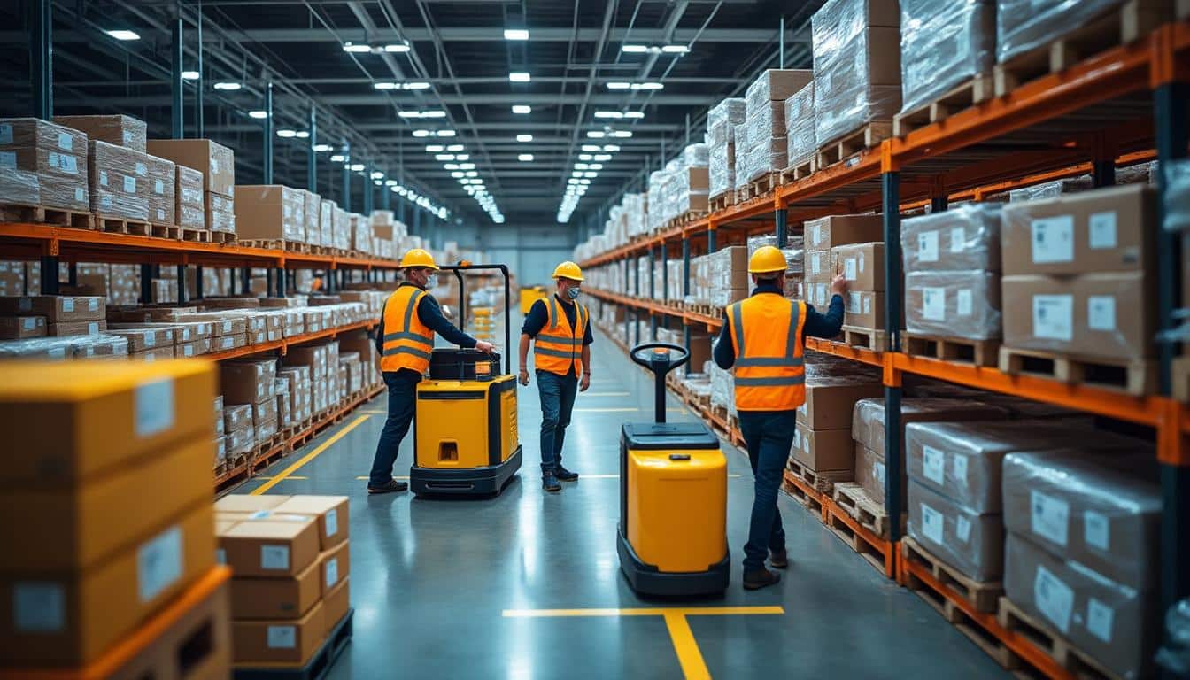 Illustration: Comprendre le fonctionnement du stockage de picking dans un entrepôt