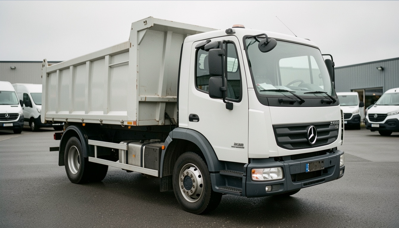 Bien choisir un camion benne 3,5 tonnes d’occasion