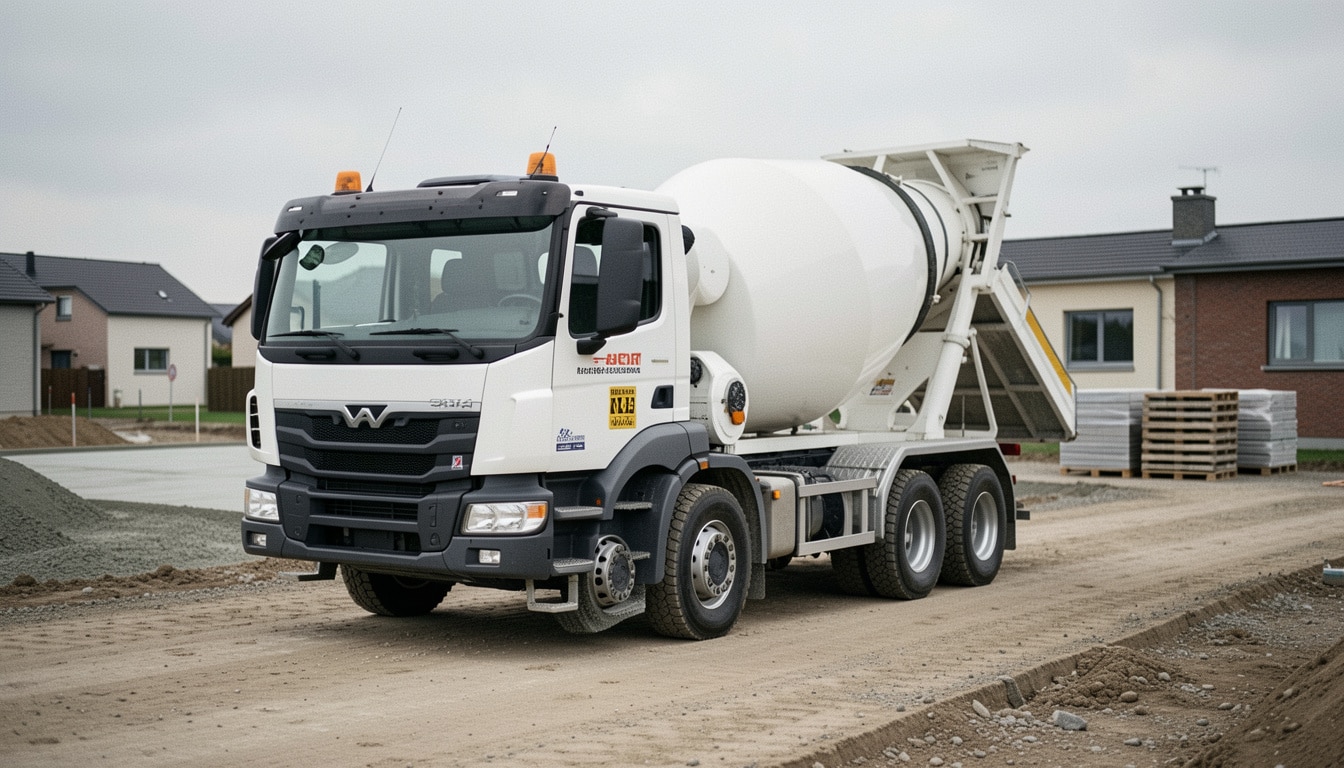 Camion toupie à béton : rôle, prix et dimensions