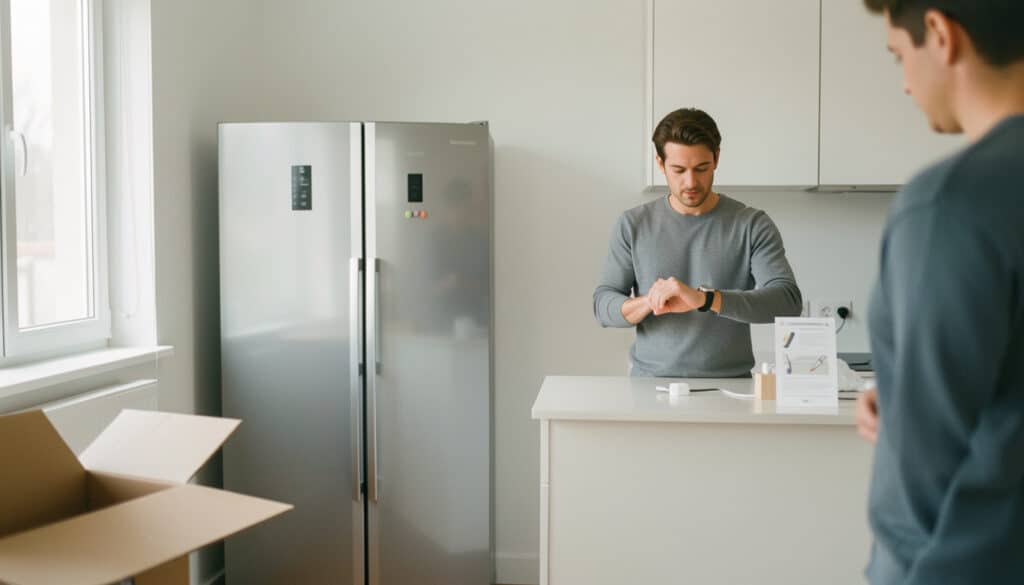 Combien de temps attendre avant de brancher un frigo