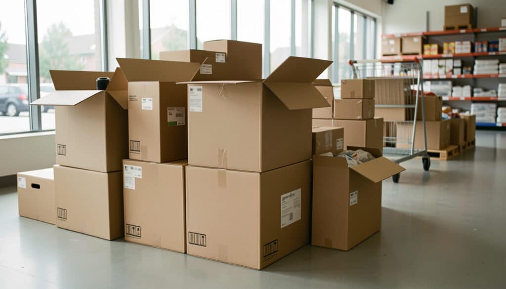 Où trouver de grands cartons pour déménager ?