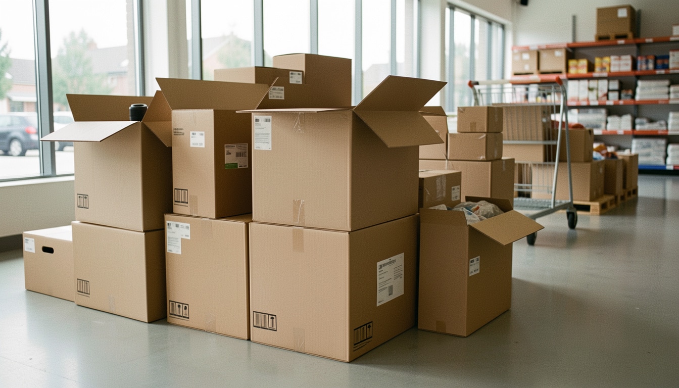 Où trouver de grands cartons pour déménager ?